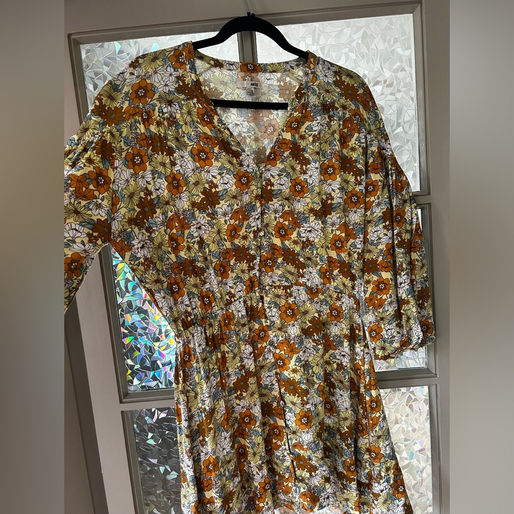 Amuse society floral dress